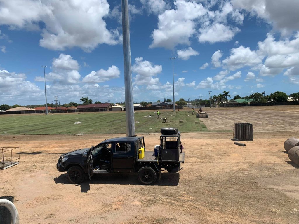 Oz Tuff Sports Grass Australian Couch Going to The Waves Sports Complex 4