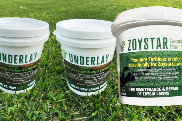 2-Lawn-Play-Underlay-Fertiliser-and-Water-Crystals-1-kg-Zoystar-4-kg-CT Lawns Sunshine Coast